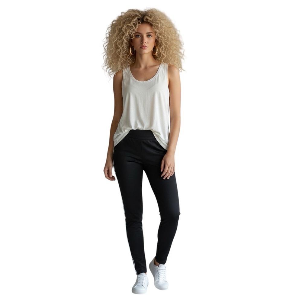 Lululemon White Sleeveless Tank Top Tunic Athleisure Basic Layering